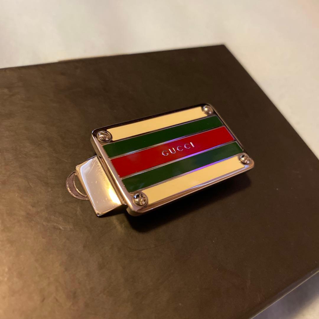 【希少】GUCCI マネークリップ レッド・グリーン　即購入可