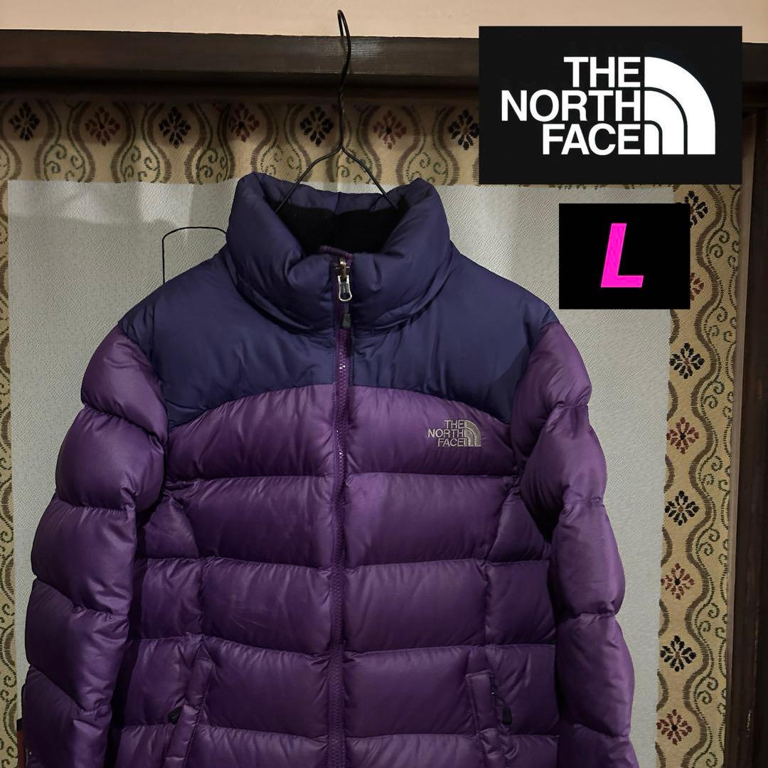 ザ・ノースフェイス ダウンジャケット 700FIL レディースL パープル