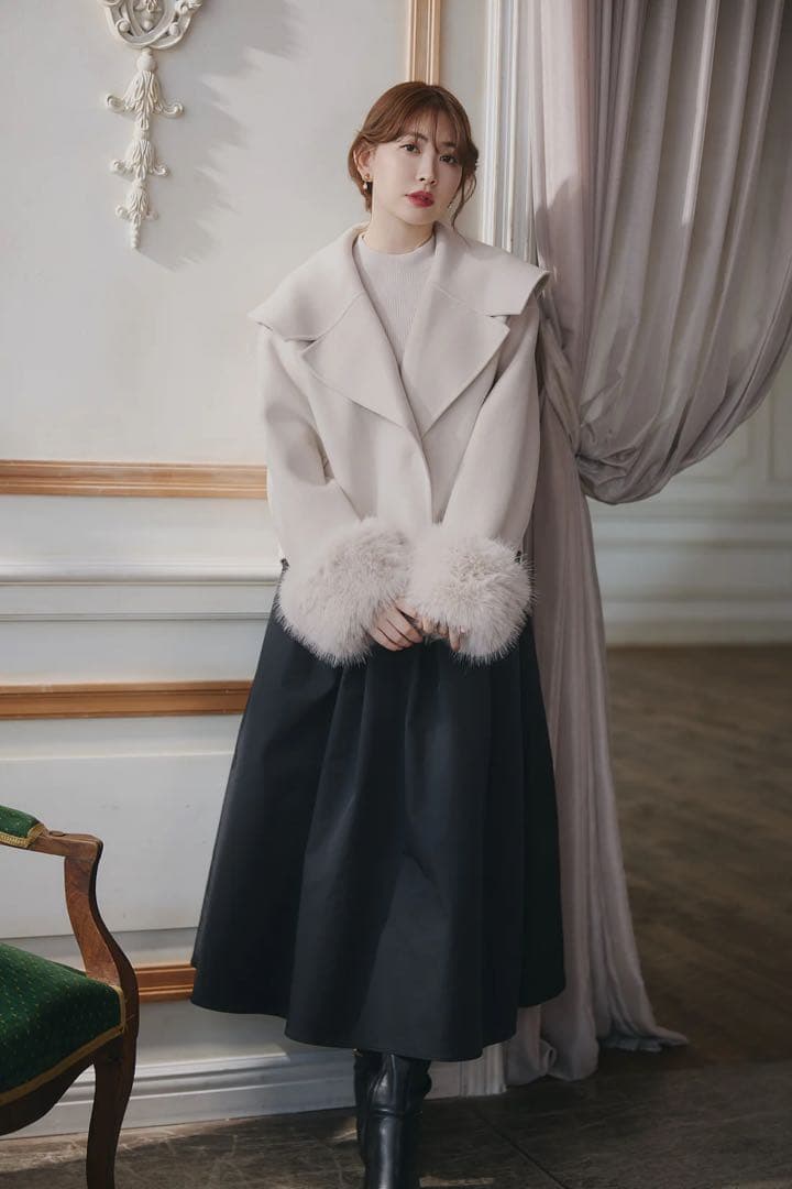 Herlipto Loro Short Rever Coat コート