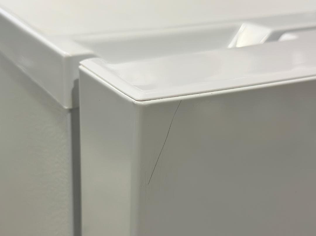 やや訳アリ■アマダナ 2ドア冷蔵庫 154L AT-RF150-WH 白 右開き