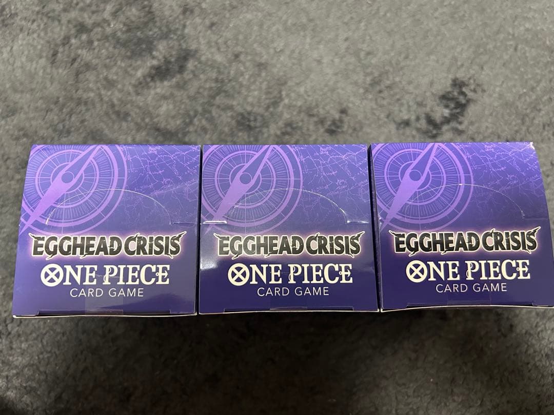 ワンピースカードEGGHEAD CRISIS エッグヘッド3BOX テープ有