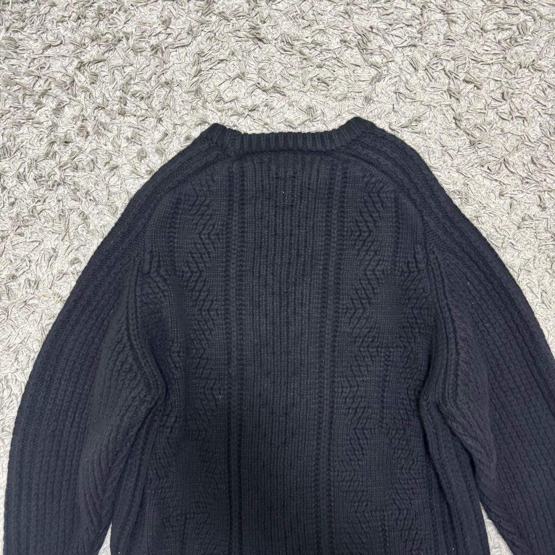 Steven Alan フィッシャーマン ニットMスティーブン•アラン ブラック