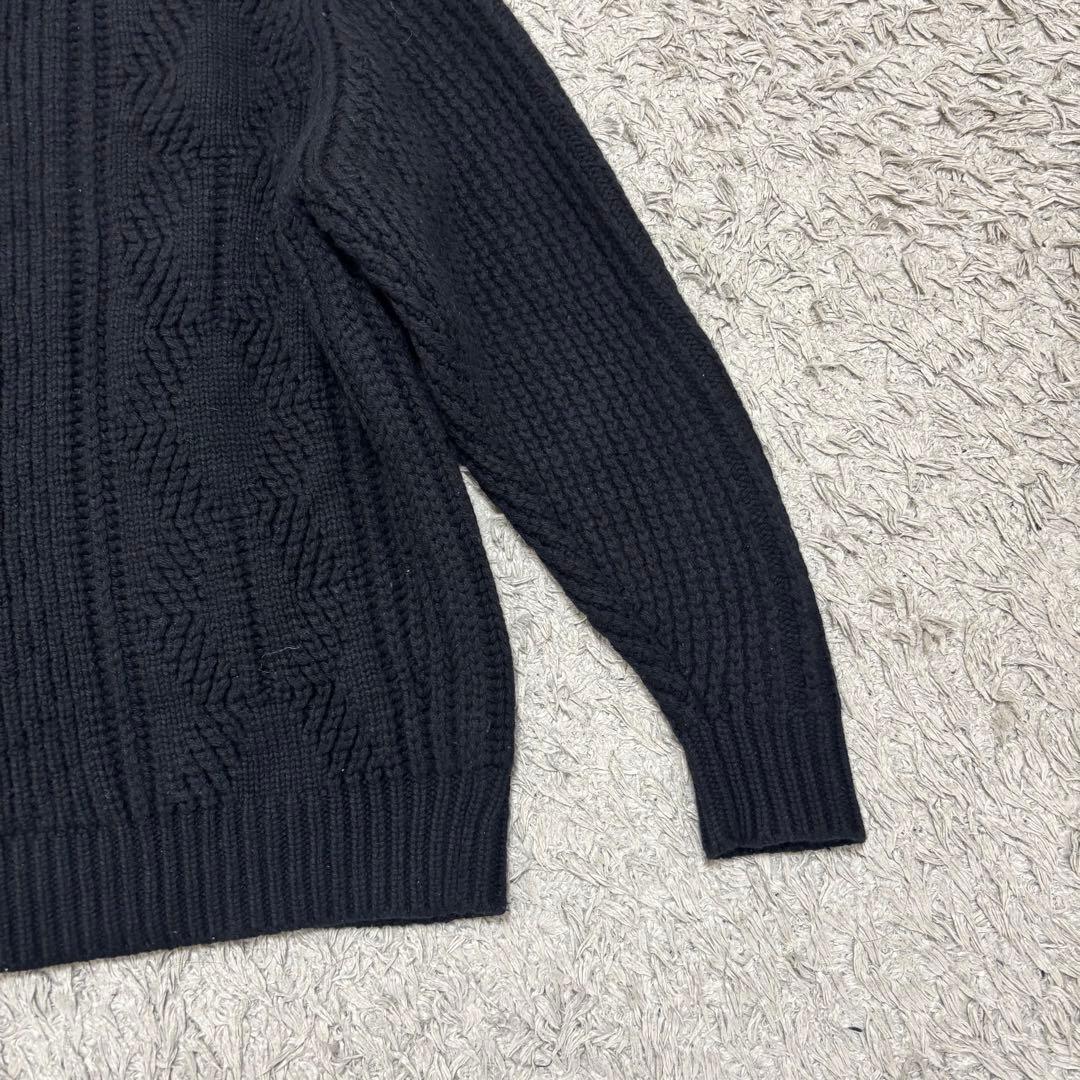 Steven Alan フィッシャーマン ニットMスティーブン•アラン ブラック