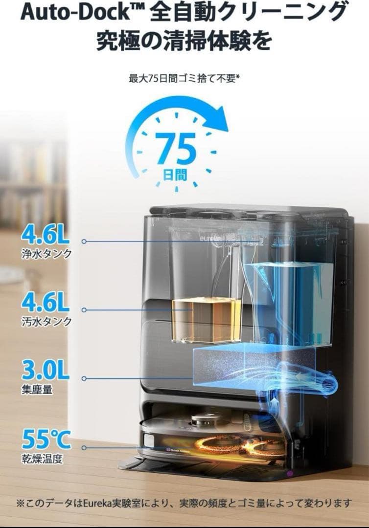 半額以下 全自動 ロボット掃除機 J12 Ultra 3D判別 AI機能 静音