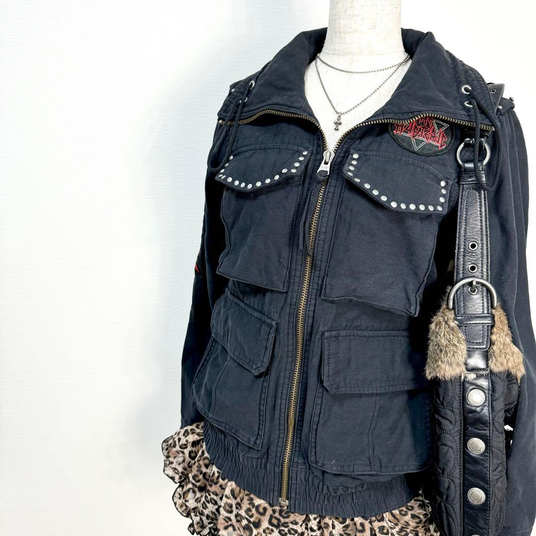 y2k✨️ 00s HYSTERIC GLAMOUR ジップアップ ジャケット