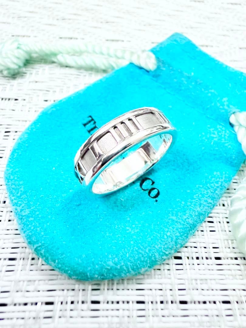 ティファニー　アトラス　指輪　リング　19号　研磨仕上げ済み美品 925