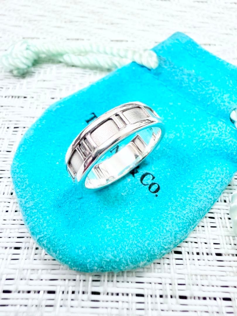 ティファニー　アトラス　指輪　リング　19号　研磨仕上げ済み美品 925