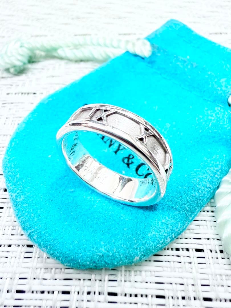 ティファニー　アトラス　指輪　リング　19号　研磨仕上げ済み美品 925