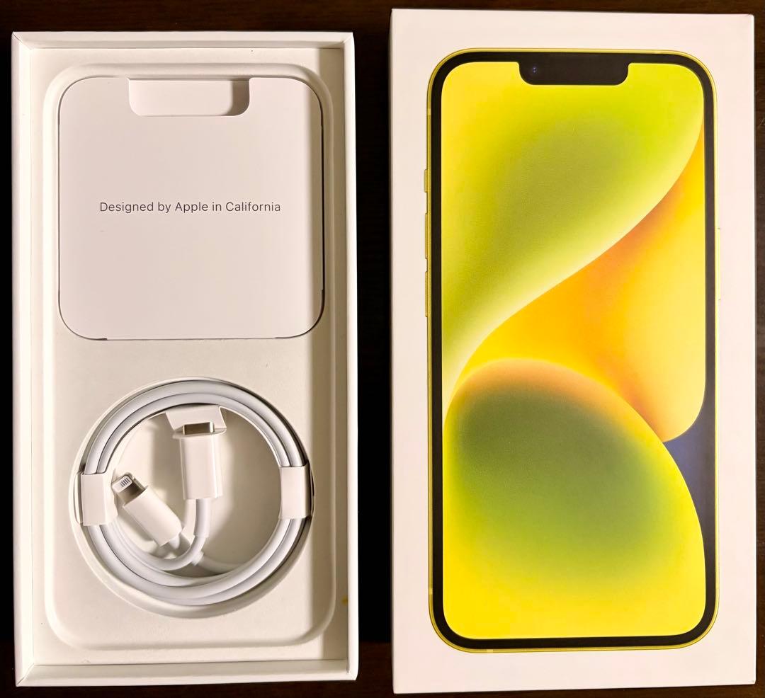 iphone14 128gb イエロー