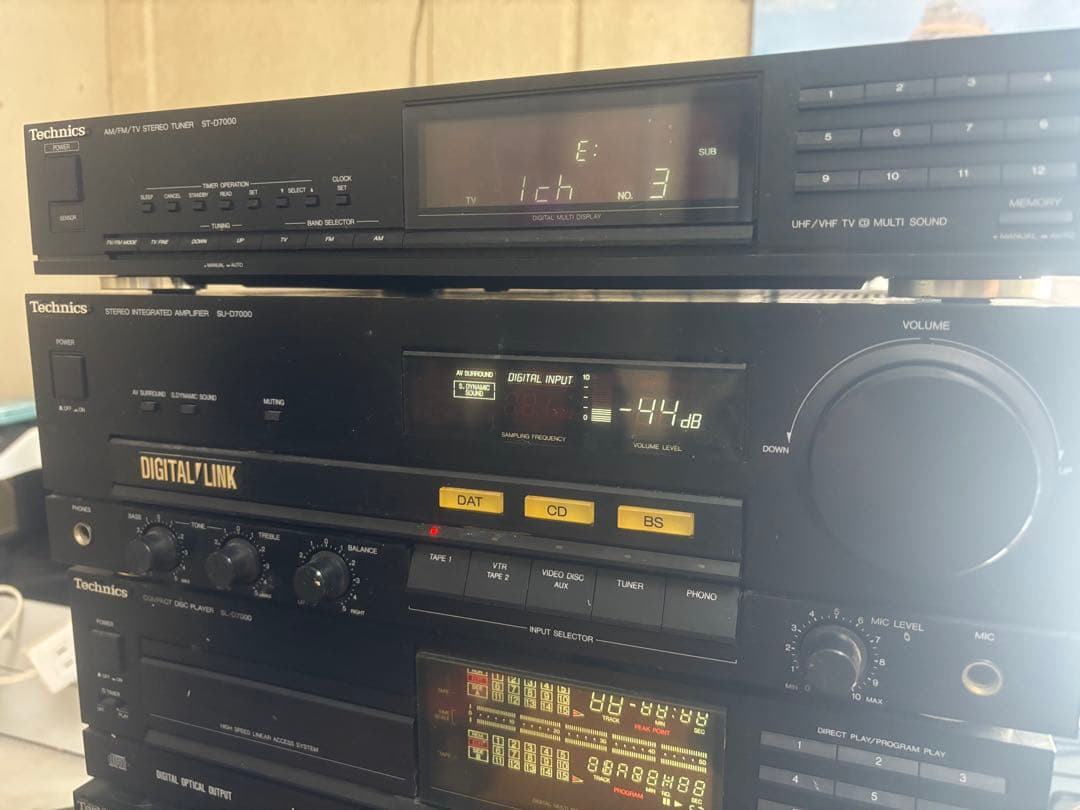 Technics SB-D7000 コンポ 現状品