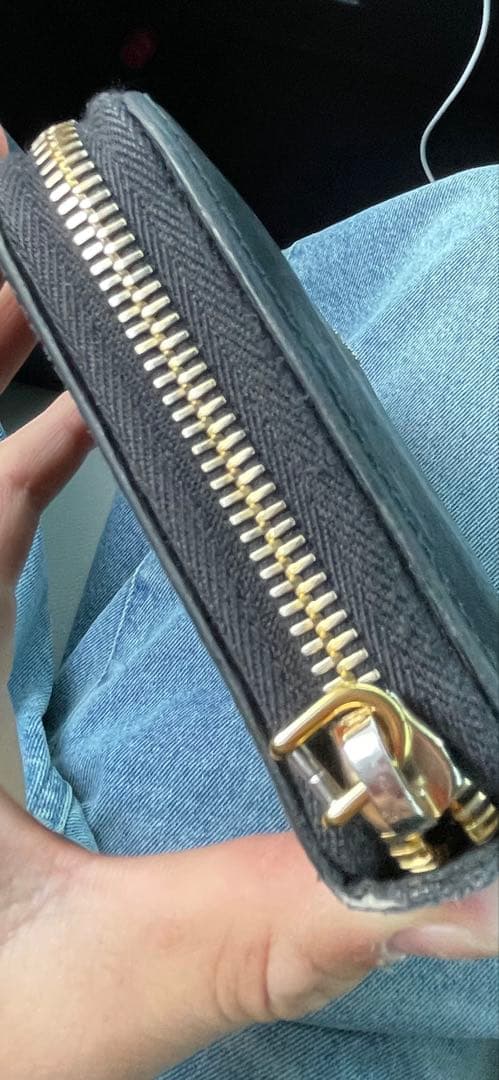 PRADA 黒 レザー 長財布