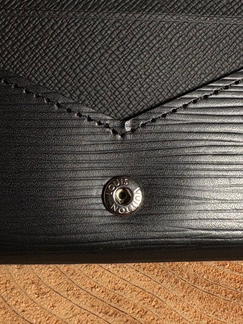 最終値下げ！　美品　Louis Vuitton ブラック 名刺入れ