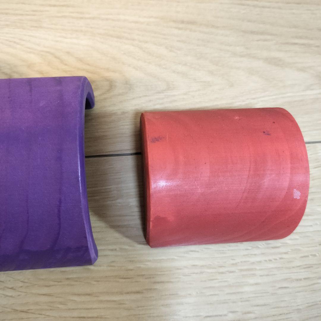 レインボーアーチ 木製ブロック積み木セット 板あり