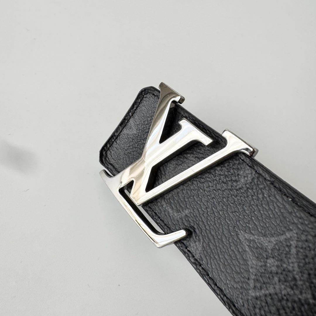 【美品】ルイヴィトン ベルト モノグラム　イニシャル サンチュール シルバーLV