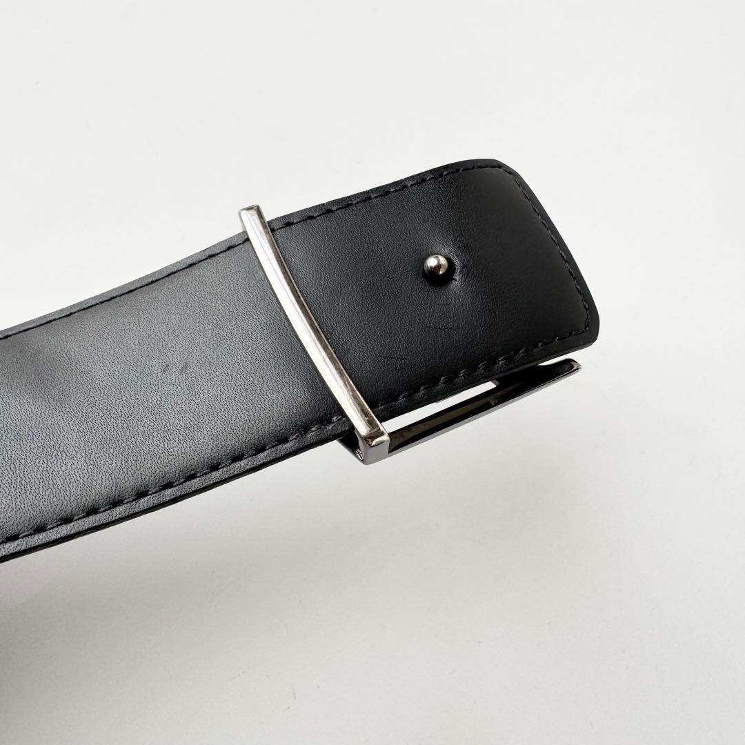 【美品】ルイヴィトン ベルト モノグラム　イニシャル サンチュール シルバーLV