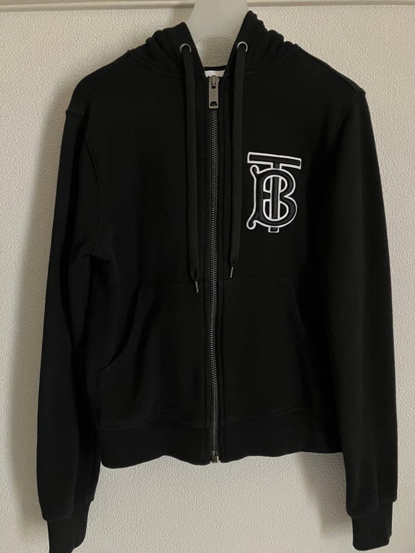 BURBERRY ブラックパーカー XXS バーバリー TB