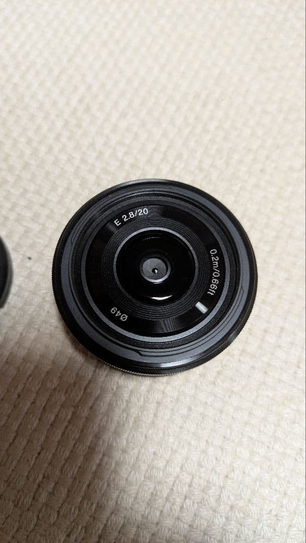 SONY E 20mm F2.8 単焦点レンズ　SEL20F28