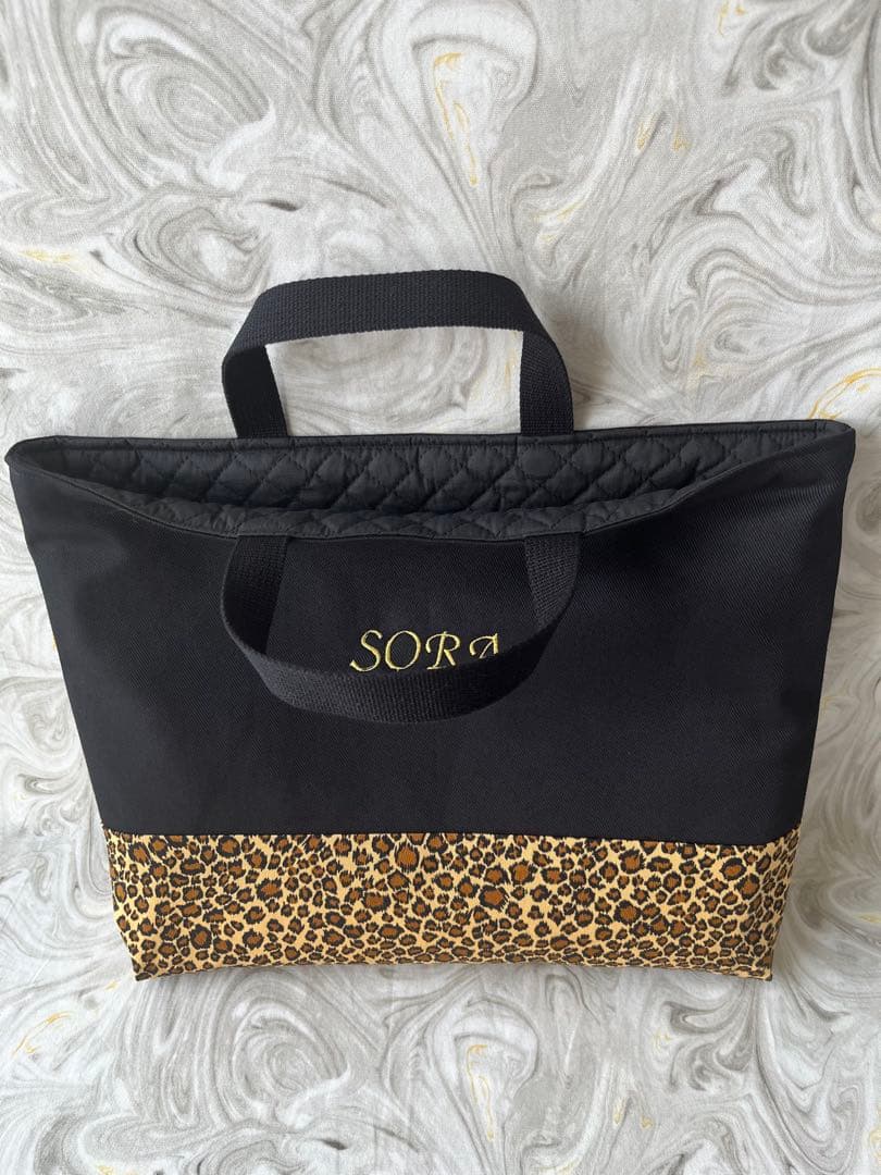 イニシャル、お名前刺繍入り　入学、入園4点セット☆サイズ変更