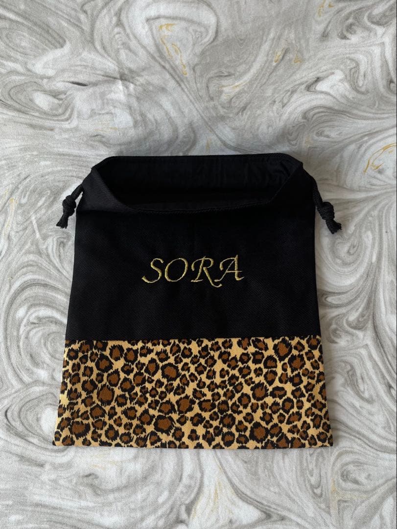 イニシャル、お名前刺繍入り　入学、入園4点セット☆サイズ変更