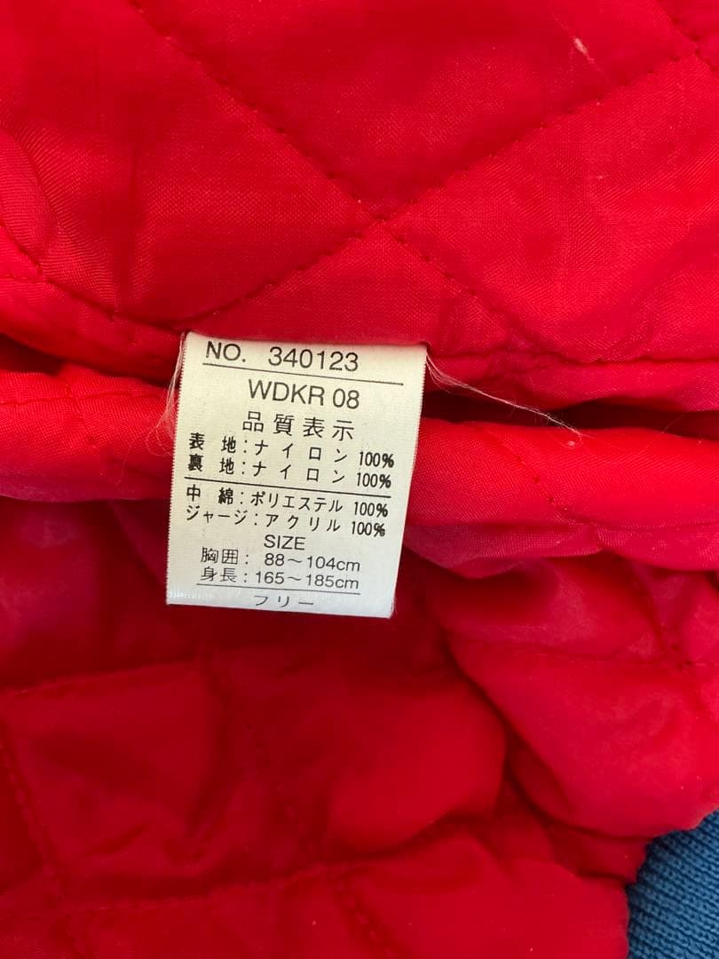 ジャングルストーム　ドラゴン刺繍 スカジャン 青/シルバー