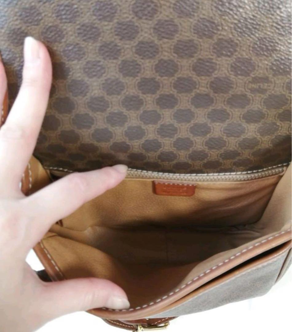 オールドセリーヌ マカダム柄 ショルダーバック