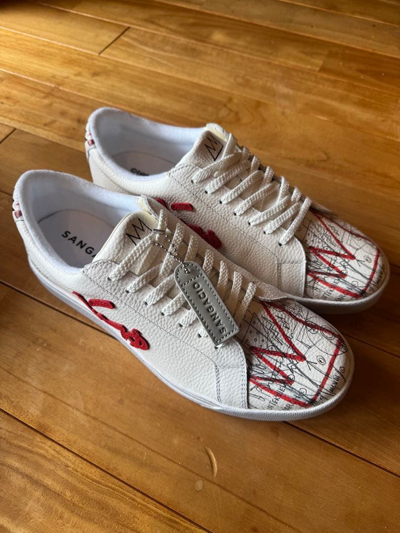 にゅ　SANGACIO スニーカー　バスキアモデル