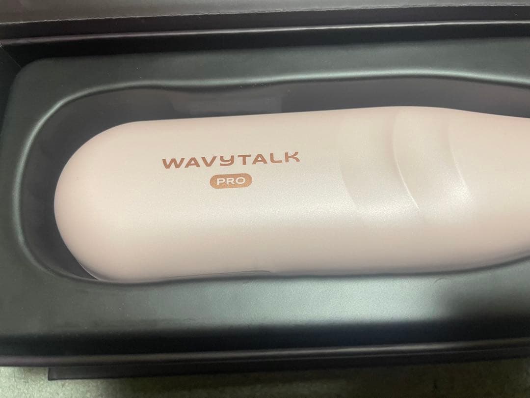 WAVY TALK スチームアイロンプロ スチームストレートブラシ