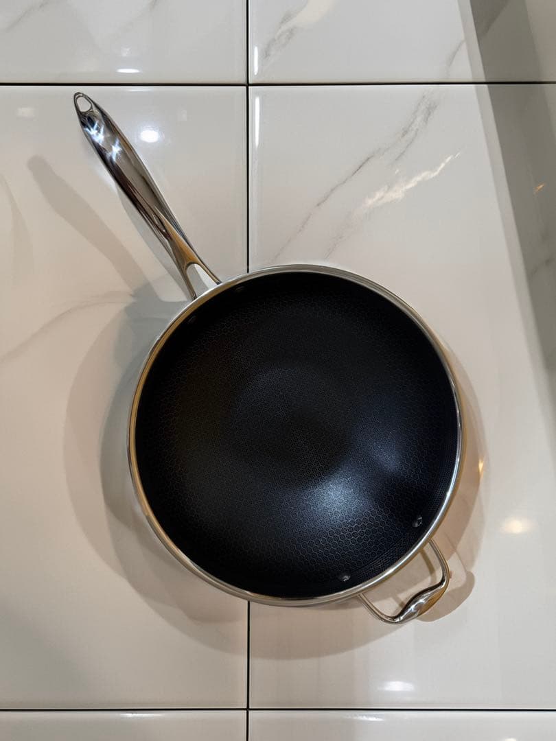 使用回数一度だけ★☆ HexClad ヘックスクラッド 中華鍋 30cm