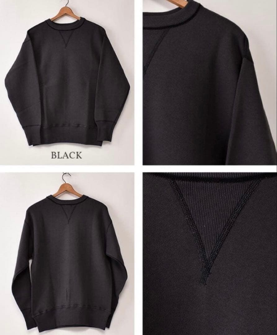 ② 新品 ウエアハウス 401 スウェット BLACK スミクロ 42 L 無地