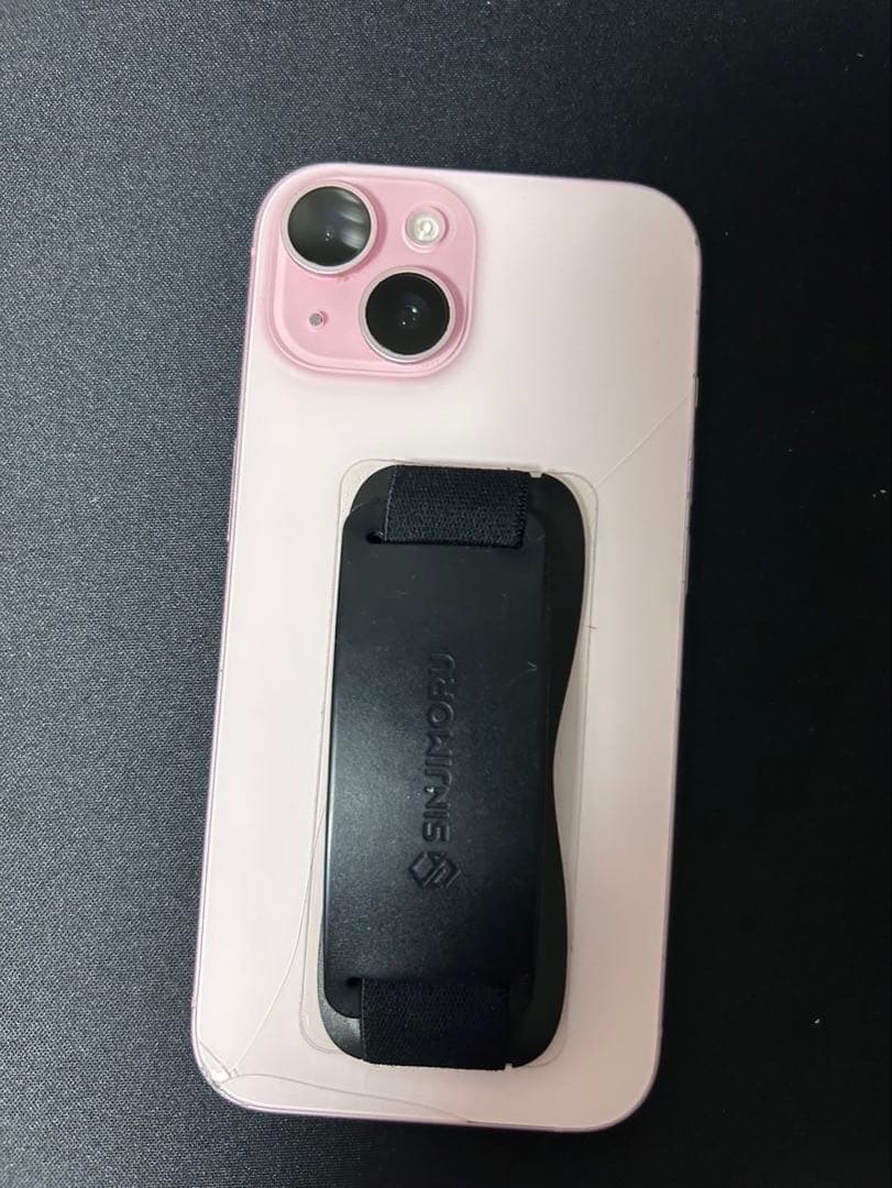 【背面割れあり】iPhone15 256GB SIMロック解除済み