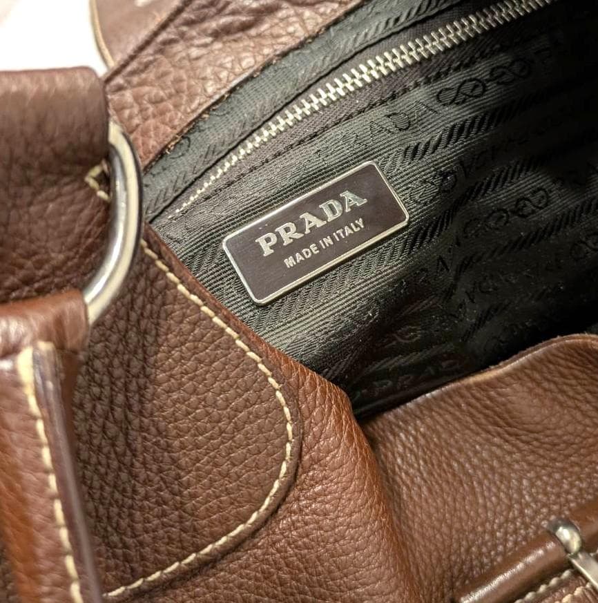 PRADA プラダ BR0828 ショルダーバッグ レザー CAFFE ブラウン