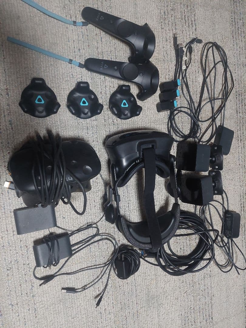 VRフルセット(ValveIndex&HTCViveHMD+トラッカー3個)