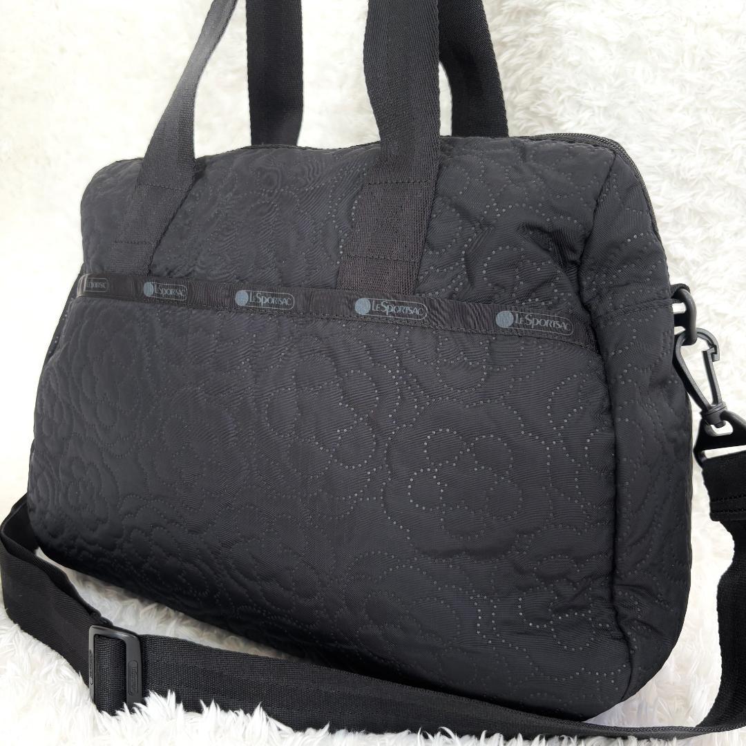 レスポートサック パフィーブロッサムズ ボストンバック 刺繍 花柄 2way