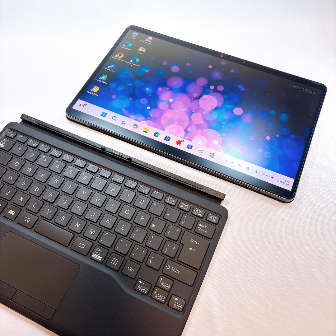★Surface対抗★ FMV LOOX 有機EL 2in1 タブレットPC