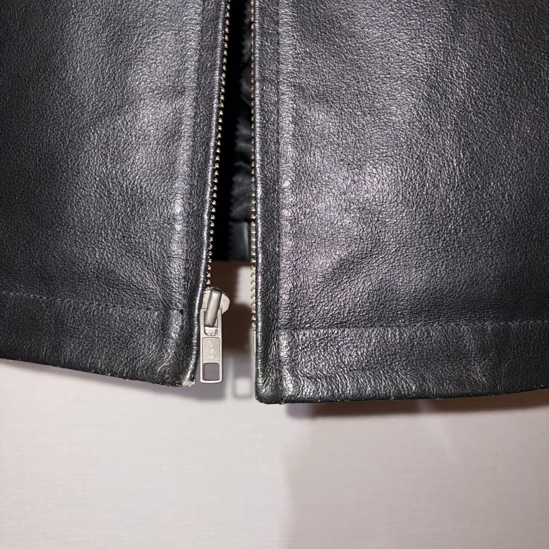GAP レザージャケット Leather Zip Jacket オールドGAP