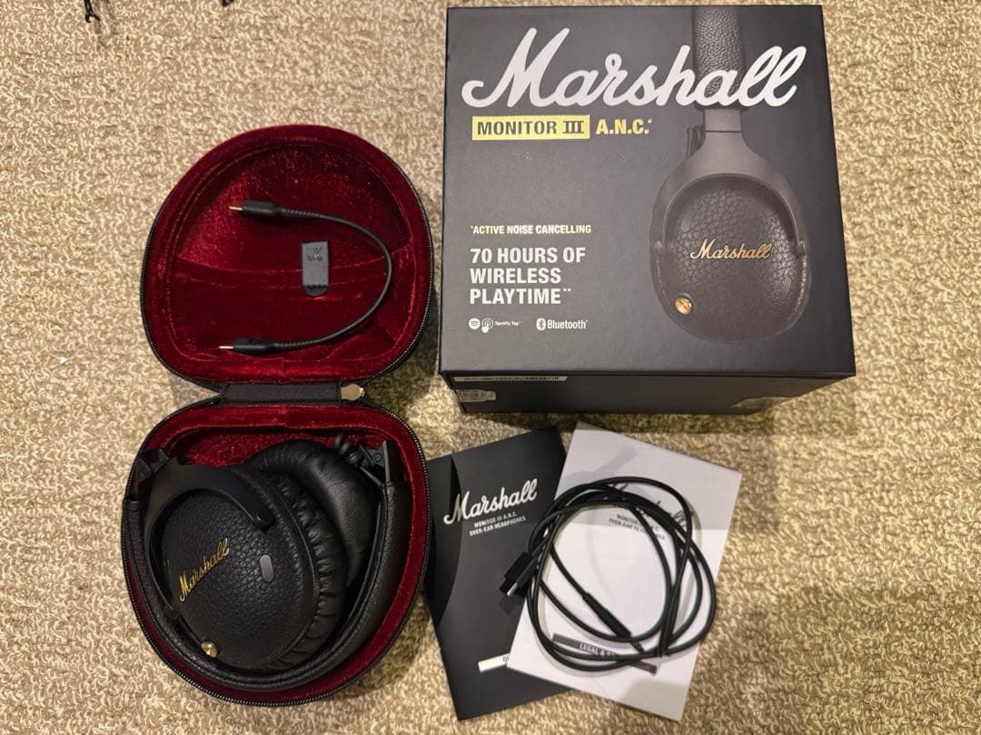 Marshall Monitor III マーシャル　ヘッドホン　ヘッドフォン