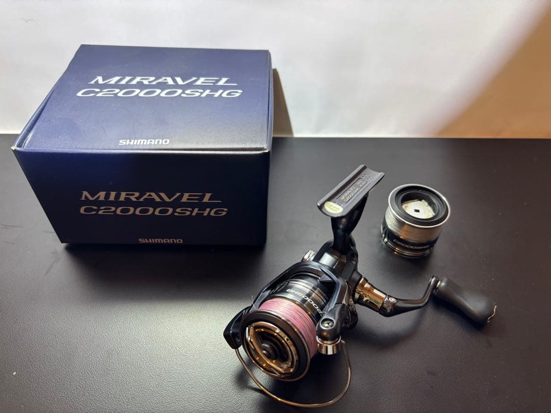 【匿名配送】22ミラベル C2000SHG & 純正替えスプール【シマノ】