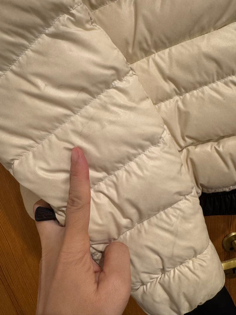 【MONCLERモンクレール】リアルファーダウンジャケット