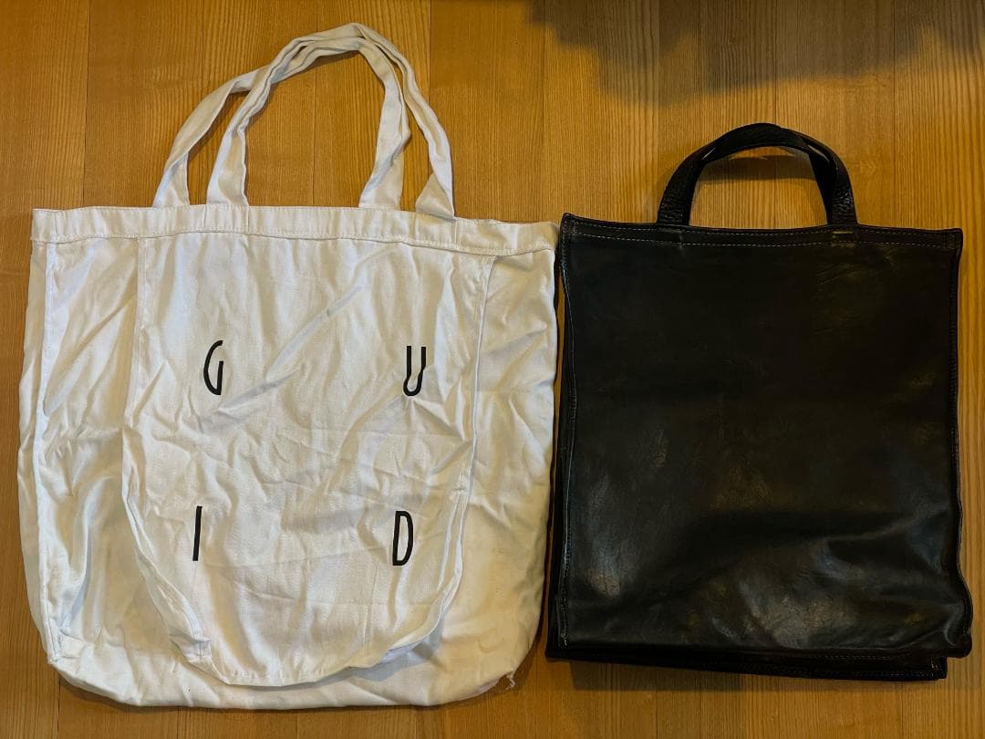 GUIDI ソフトホースレザートートバッグ