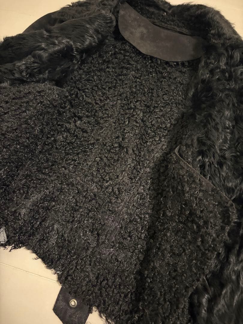 y2k レザー ムートン ジャケット アウター 平成 グランジ お兄系 v系