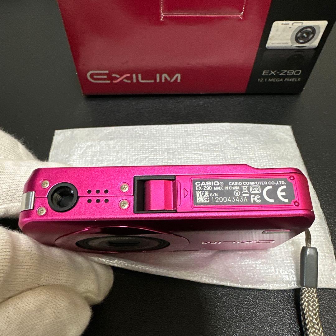 美品　カシオ CASIO EXILIM EX-Z90 ピンク　動作品　付属品有り