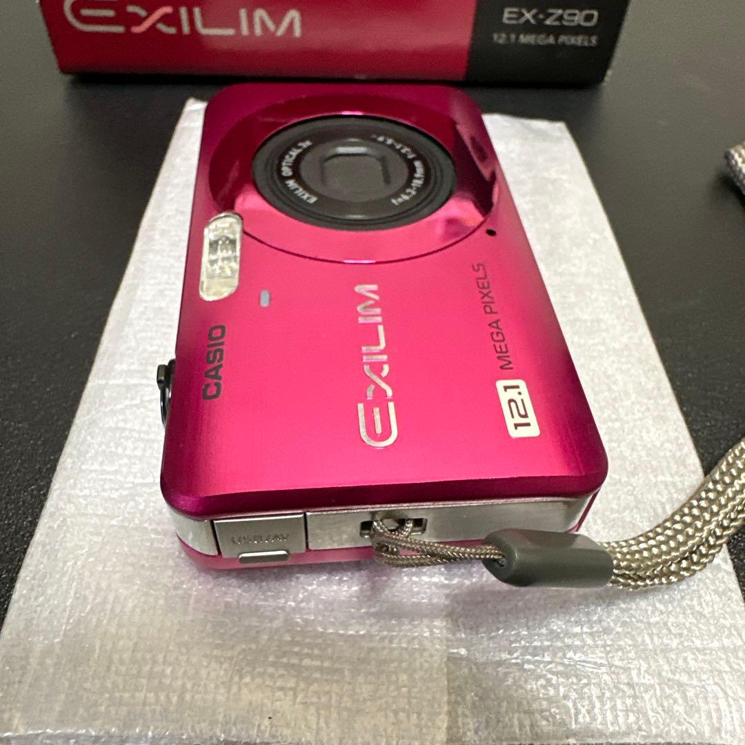美品　カシオ CASIO EXILIM EX-Z90 ピンク　動作品　付属品有り