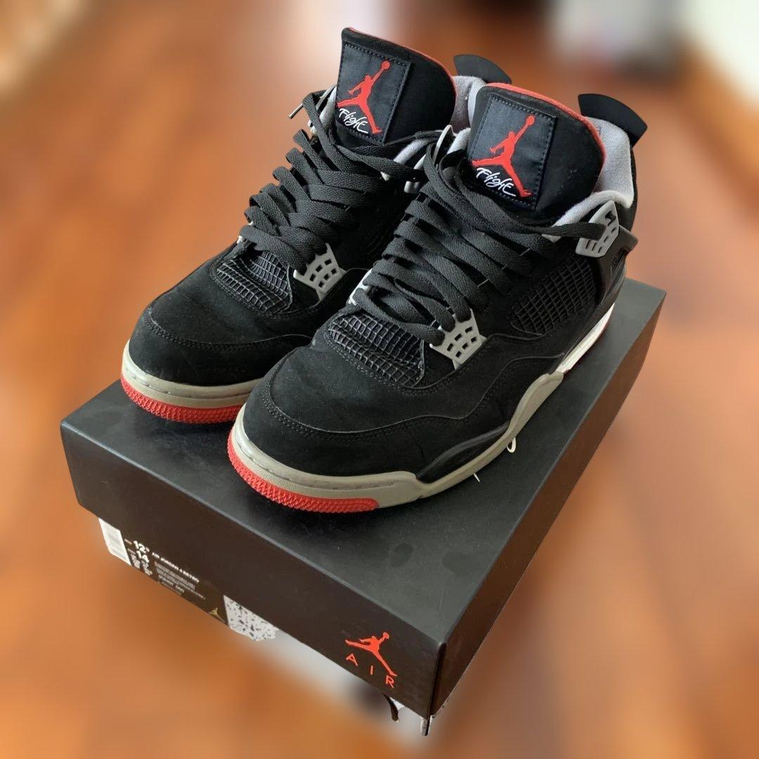 で*〜様 Air Jordan 4 Retro BRED 2019