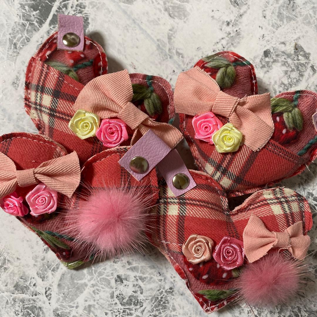 いちごパフェ★デニムリメイクチャーム★お取置き