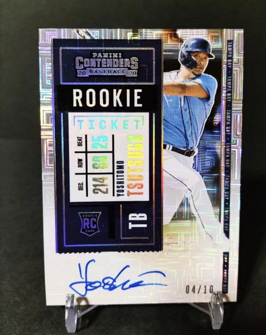 【世界10枚】筒香嘉智 直筆サインカード 2020 PANINI ルーキーカード