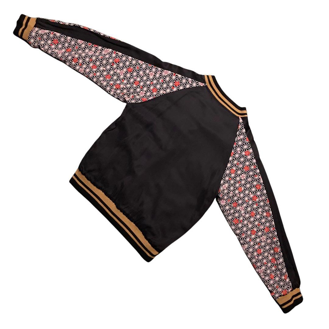 美品 泥棒日記 スカジャン 総刺繍 Dragon 龍 幾何学柄Geometric