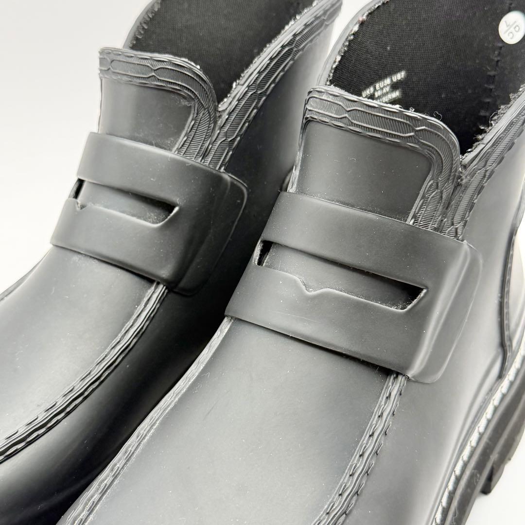 【美品】HUNTER ハンター　リファインド スティッチ ローファーブーツ　24