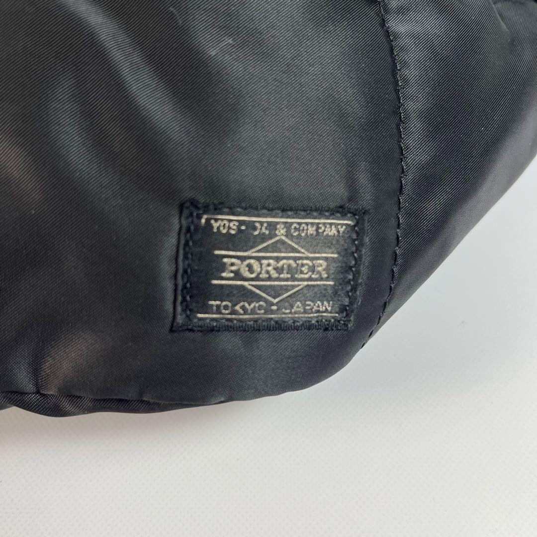 美品　PORTER ボディバッグ　タンカー　ブラック