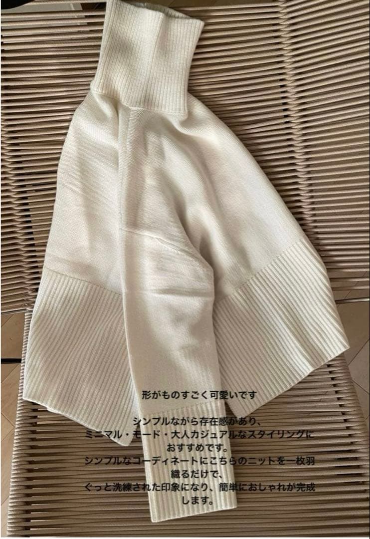 TOTEME カシミヤ混　タートルニット　オーバーサイズ　新品　タグ付