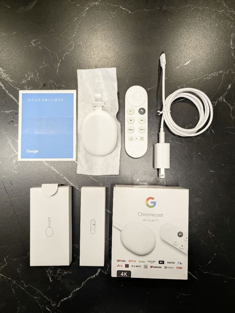 Chromecast with Google TV　4Kモデル　クロームキャスト